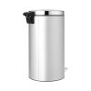 Pedal Bin Silent, 45L Metallic Grey 8710755428401 Brabantia 1000x1000px 7 NR 4925