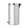 Pedal Bin Silent, 45L Metallic Grey 8710755428401 Brabantia 1000x1000px 7 NR 4926