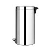 Pedal Bin Silent, 45L Brilliant Steel 8710755428425 Brabantia 1000x1000px 7 NR 4929