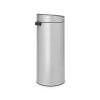 Touch Bin New, 30L Metallic Grey 8710755115387 Brabantia 96dpi 1000x1000px 7 NR 13401