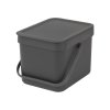 Sort & Go Waste Bin, 6L Grey 8710755109720 Brabantia 1000x1000px 7 NR 1255