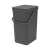 Sort & Go Waste Bin, 16L Grey 8710755109966 Brabantia 1000x1000px 7 NR 1287