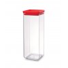 Square Canister, 2.5L Tasty Colours Red 8710755290046 Brabantia 867x1024px E NR 9134