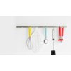 Wall Rail, 60cm 23.6 inch, 7 Hooks Matt Steel 8710755460005 Brabantia 1181x647px E NR 5169