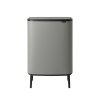 Bo Touch Bin Hi, 2 x 30L Mineral Concrete Grey 8710755130663 Brabantia 96dpi 1000x1000px 7 NR 14965