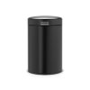 Wall mounted bin newIcon, 3L Matt Black 8710755116247 Brabantia 1000x1000px 7 NR 8276