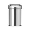 Touch Bin, 3L Matt Steel Fingerprint Proof 8710755378645 Brabantia 1000x1000px 7 NR 3224