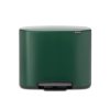 Bo Pedal Bin, 3 x 11L Pine Green 8710755304149 Brabantia 96dpi 1000x1000px 7 NR 20868