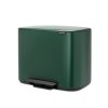 Bo Pedal Bin, 3 x 11L Pine Green 8710755304149 Brabantia 96dpi 1000x1000px 7 NR 20865