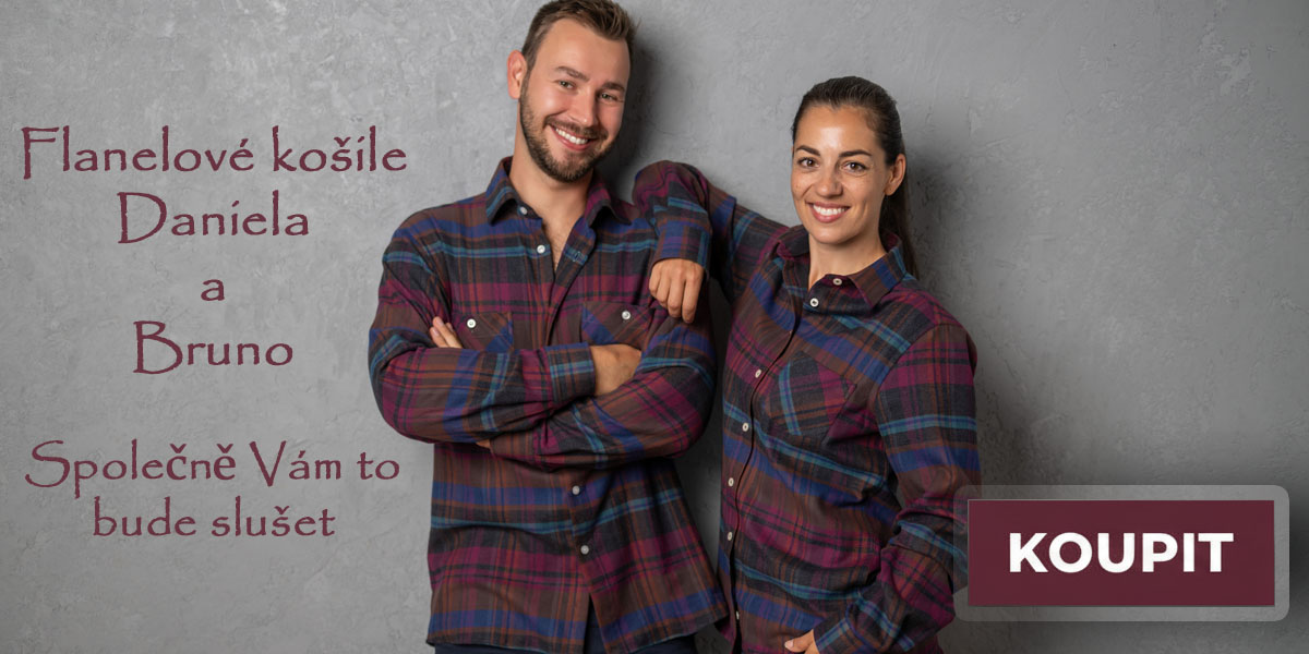 Dámská a pánská flanelová košile