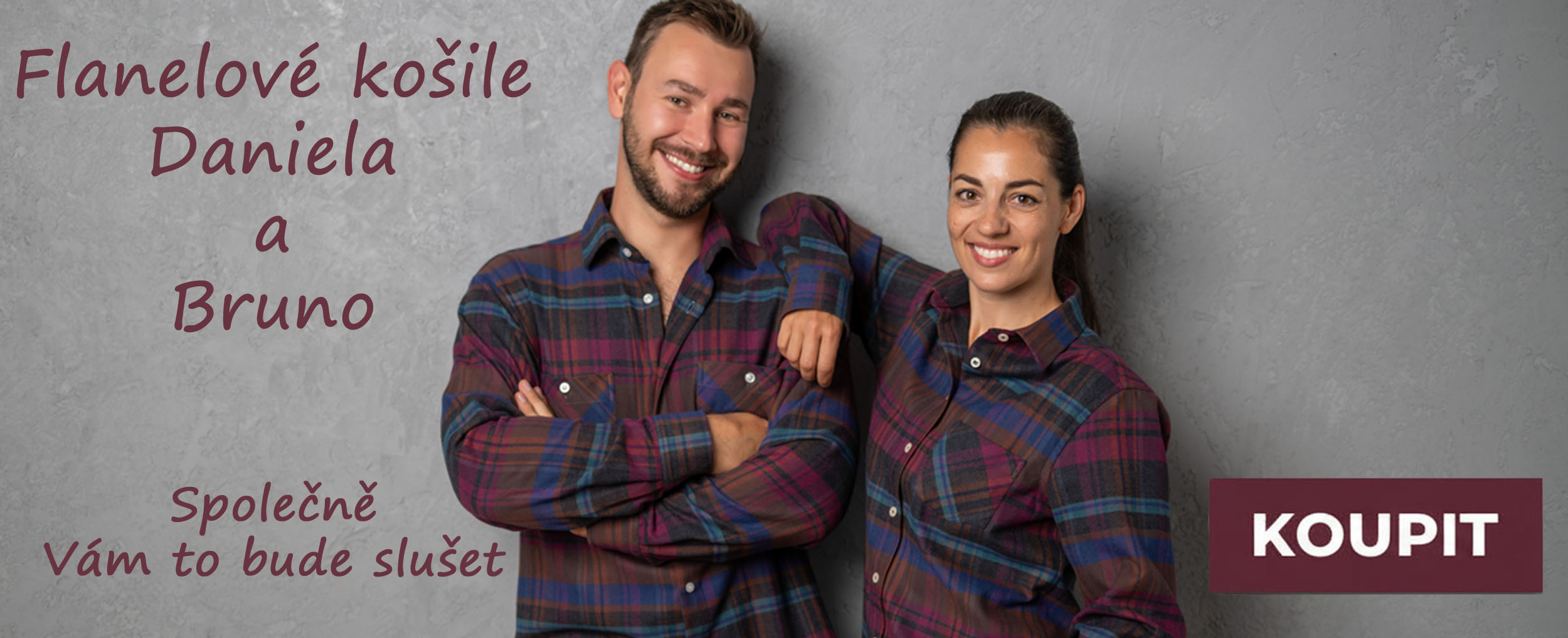 Dámská a pánská flanelová košile