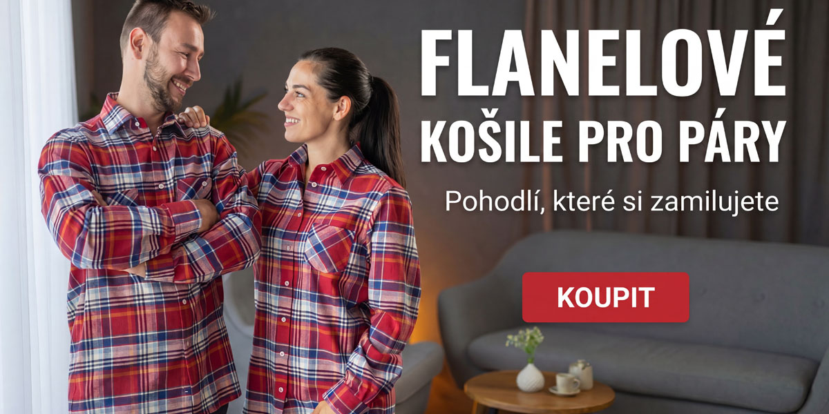 Dámská a pánská flanelová košile