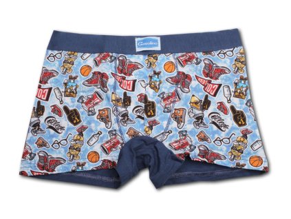 Dětské chlapecké bavlněné boxerky Gasolino 3694 modrá