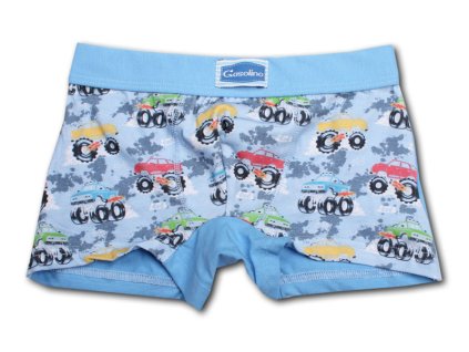 Dětské chlapecké bavlněné boxerky Gasolino 3712 světle modrá