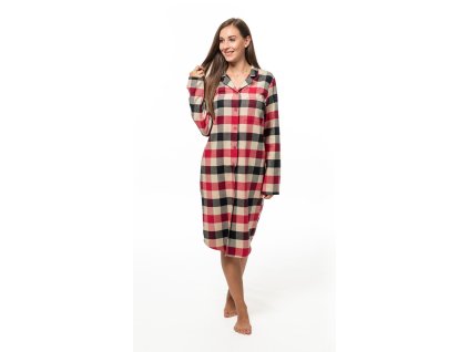 Monika 182 damske nocni kosile flanel bavlna