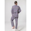 Jirka 119z panske flanelove pyzamo bavlna