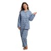 Andrea 67 damske flanelove pyzamo bavlna