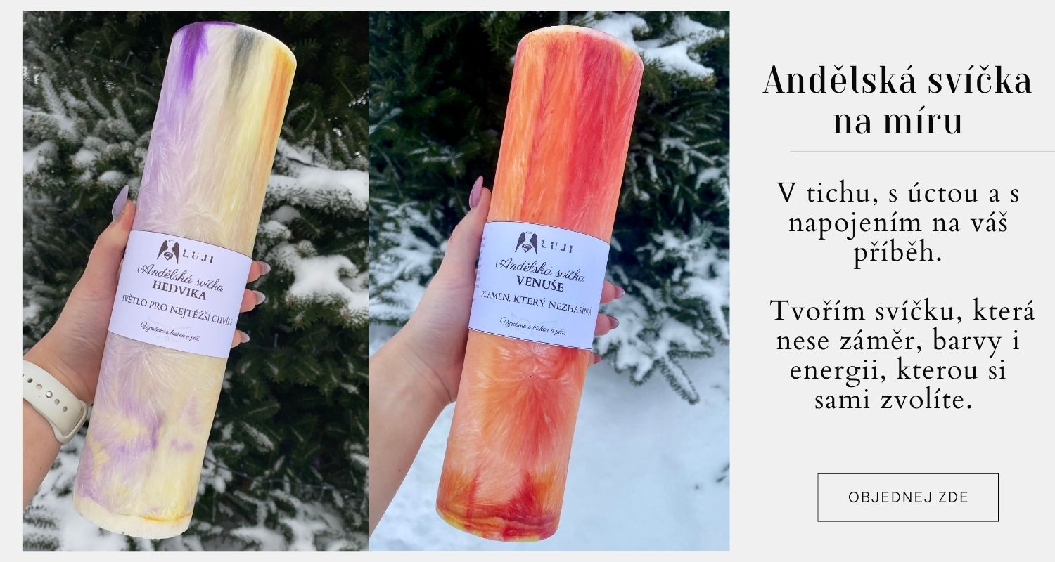 andělská svíčka na míru
