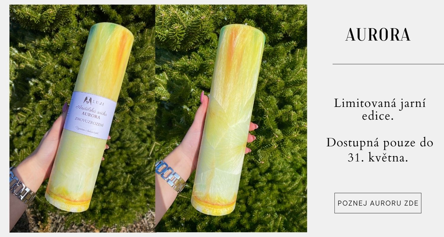 Andělská svíčka Aurora – Znovuzrození (limitovaná)