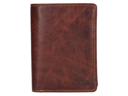 Pánská kožená peněženka Lagen - hnědá