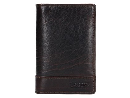 Unisex kožená dokladovka Lagen V-60 - tmavě hnědá