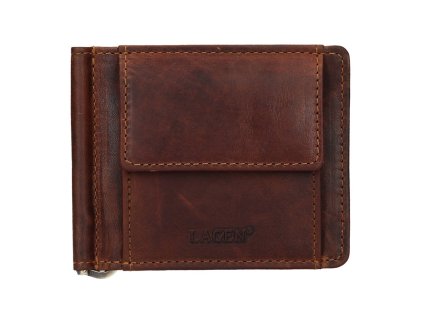 Pánská kožená dolarovka Lagen - hnědá