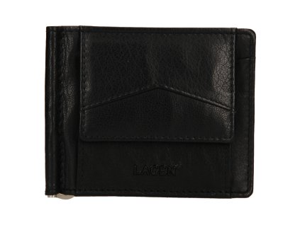 Pánská kožená dolarovka Lagen - černá