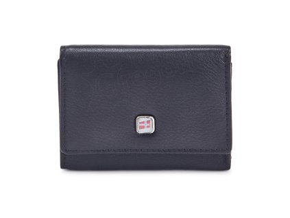 Peněženka kožená mini Nordee - černá