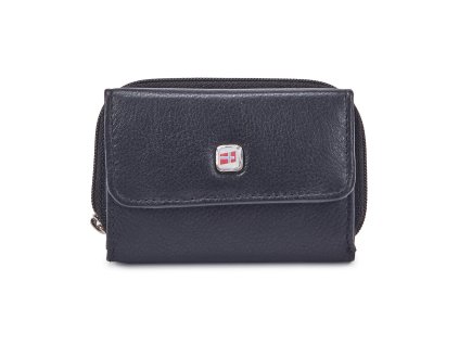 Peněženka kožená mini Nordee - černá