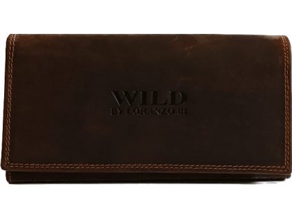 Dámská kožená peněženka Wild - hnědá