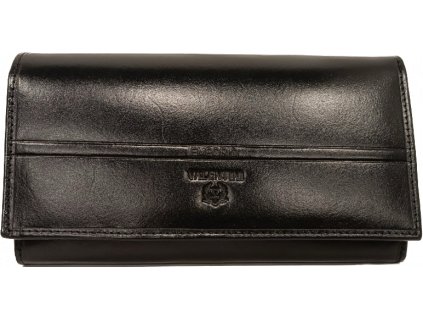 Dámská kožená peněženka Valentini - černá