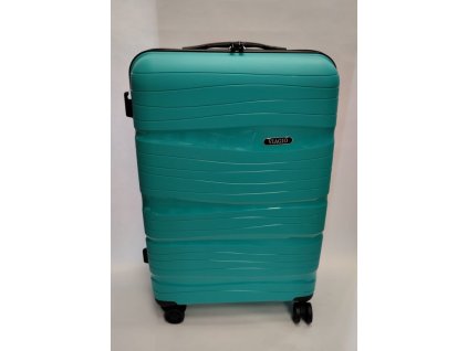 Cestovní kufr skořepinový Viagio - zelený/ malachit vel.S