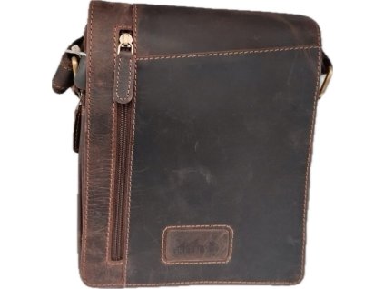 Pánská kožená crossbody GREEN HILL - hnědá