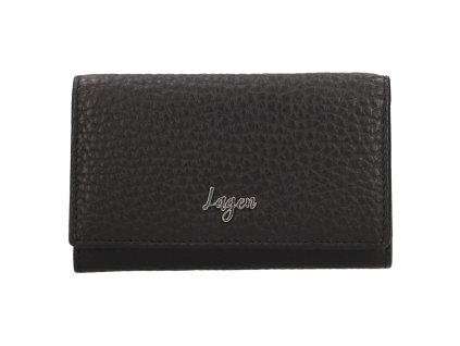 Dámská kožená peněženka Lagen - černá17110186552381lagen 5983 black 1