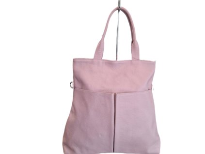 Dámská kožená kabelka Borse in Pelle 7101-13 - růžová