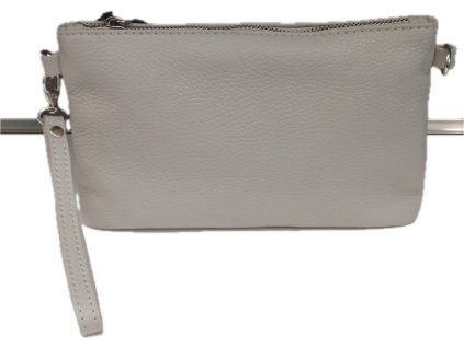 Dámská kožená crossbody kabelka 1735 - šedá