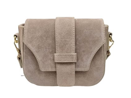 Dámská kožená crossbody Laura Biaggi 04-525 - sv.hnědá