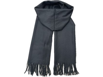 Dámská kašmírová šála 15-01 - černá