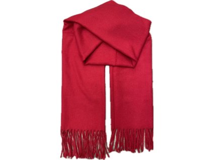 Dámská kašmírová šála 15-01 - červená