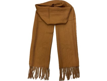 Dámská kašmírová šála 15-01 - hnědá