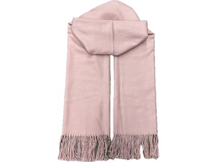Dámská kašmírová šála 15-01 - růžová