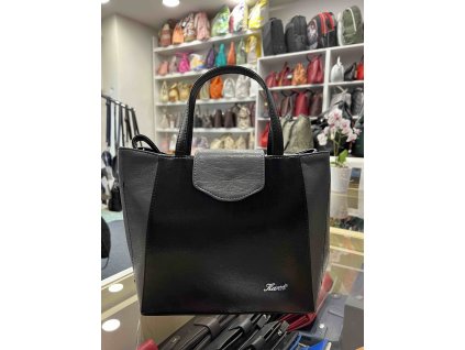 Dámská kabelka Karen Luina - černá/ šedá