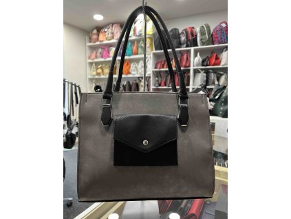 Dámská kabelka Karen Edit - černá/ stříbrná