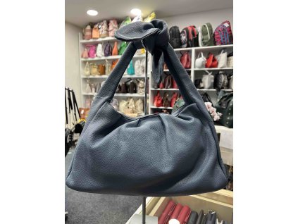 Dámská kožená kabelka Vera Pelle 7710 - modrá