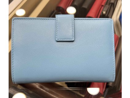 Dámská kožená peněženka Vera Pelle KC466 - tyrkys
