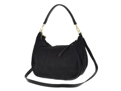 Dámská kožená kabelka Laura Biaggi 66-6731 - černá