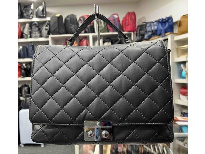 Dámská kabelka Karen Todzia - metalická šedá