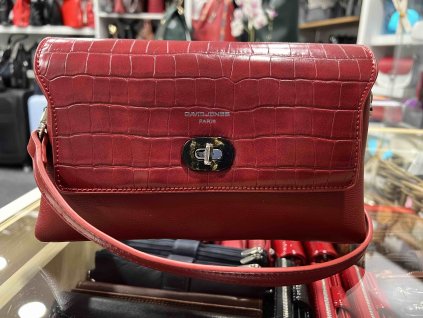 Dámská crossbody kabelka David Jones 6228 - červená