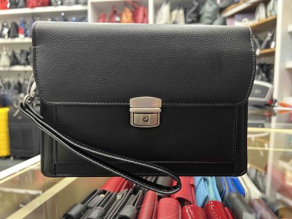 Pánská klopnová etue syntetika 2901 - černá