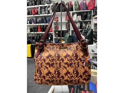 Dámská kabelka Bulaggi 30771 - červená/ vzor